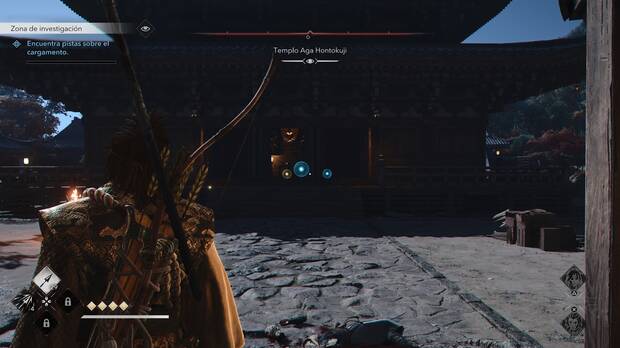 Assassin's Creed Shadows - Misiones El Noble - Templo Aga Hontokuji y las pistas del cargamento