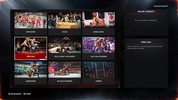 Hay un montón de reglamentaciones y variedades de combate para disfrutar muchísimo de WWE 2K25.