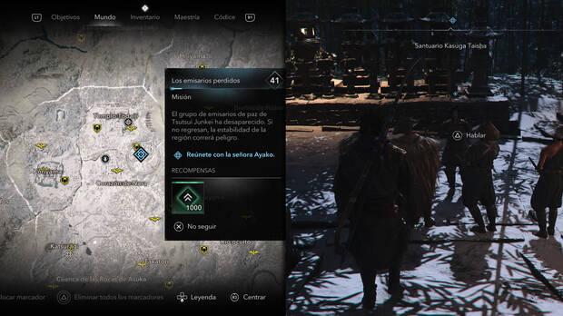 Assassin's Creed Shadows - Misiones El Sabio - Localización de la señora Ayako en el templo Todaiji