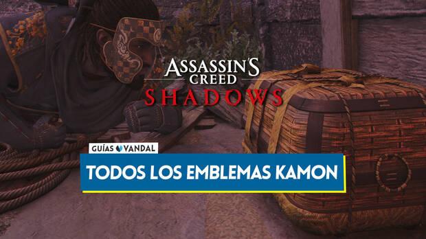 Assassin's Creed Shadows - Todos los emblemas kamon y dónde conseguirlos