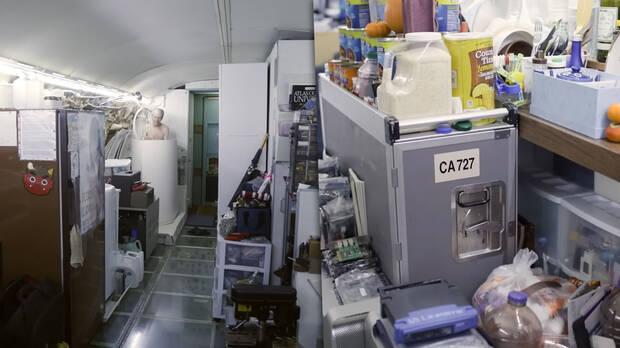 Hombre compra un avi�n y vive en �l m�s de dos d�cadas