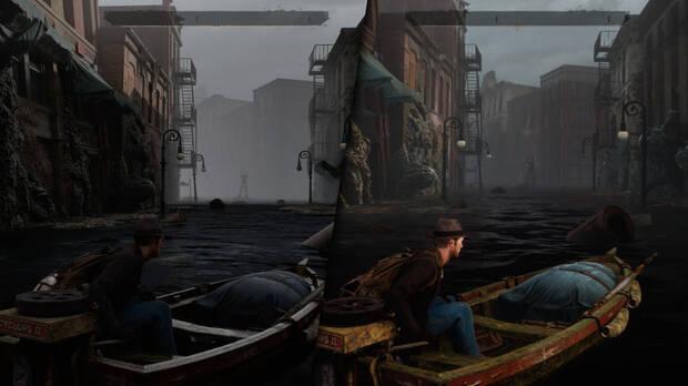 Comparativa de The Sinking City vs. The Sinking City Remastered.