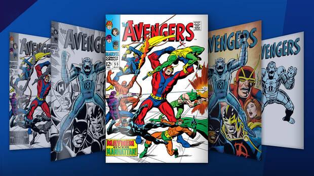 Marvel - Equipo original de Vengadores en los cmics