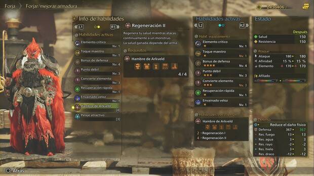 Monster Hunter Wilds - Set de armadura de Arkveld alfa
