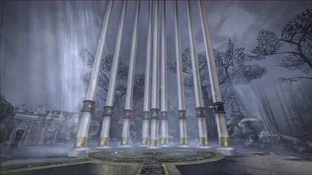 Los pilares de Nosgoth muestran un aspecto mucho mejor, algo que no sucede con otros escenarios.