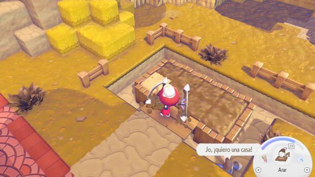 Pok�mon Pokopia - C�mo arar el suelo para crear cultivos