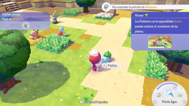 Pok�mon Pokopia - Hacer crecer m�s deprisa los cultivos con la especialidad Abonar