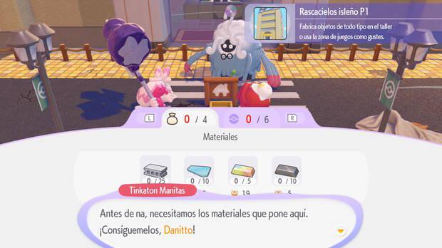Pok�mon Pokopia - Misi�n A construir el edificio enorme: Materiales necesarios para reconstruir la planta 1