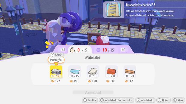 Pok�mon Pokopia - Misi�n A construir el edificio enorme: Materiales necesarios para reconstruir la planta 3