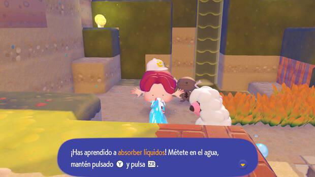 Pok�mon Pokopia - C�mo desbloquear el movimiento especial Absorber l�quidos para Ditto