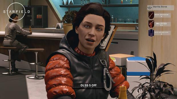 Starfield sin DLSS 5