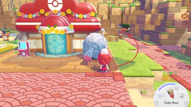 Pok�mon Pokopia - Camino a seguir para encontrar la cueva del mural de piezas misteriosas