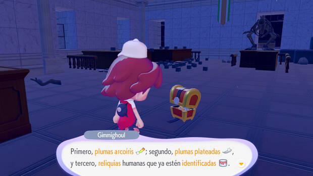 Pok�mon Pokopia - Conseguir objetos raros al azar intercambiando plumas con Gimmighoul