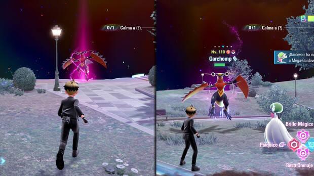 Leyendas Pokémon: Z-A DLC Megadimensión - Combatir y derrotar a Mega Garchomp Z para obtener la Garchompita Z