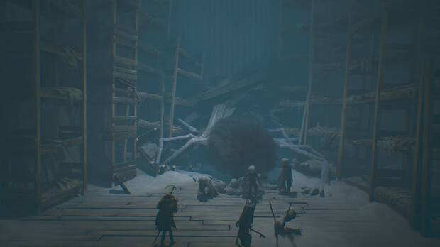 REANIMAL walkthrough acto 2 - Enfrentamiento contra el monstruo ara�a y los ni�os con lanzas