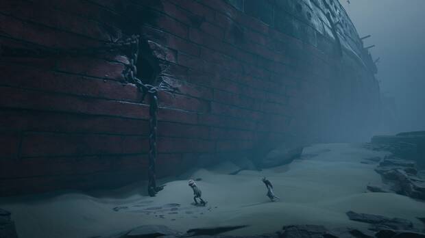 REANIMAL walkthrough acto 2 - Subir por la cadena del ancla al interior del barco naufragado