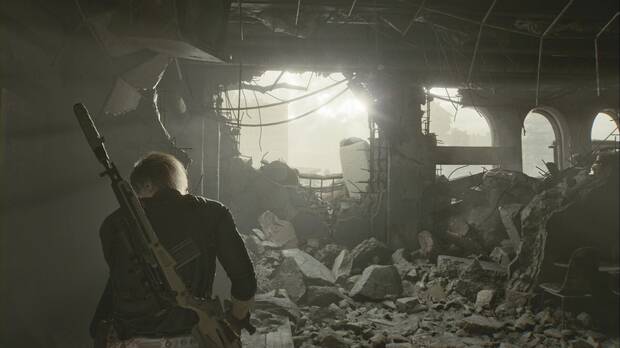 Resident Evil Requiem - Easter eggs, Tofu apareciendo en la zona oeste-suroeste de la planta baja de la comisar�a