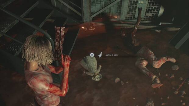 Resident Evil Requiem - El rompecabezas final, ubicación de la muñeca Marie durante la huida del laboratorio del Centro de pacientes