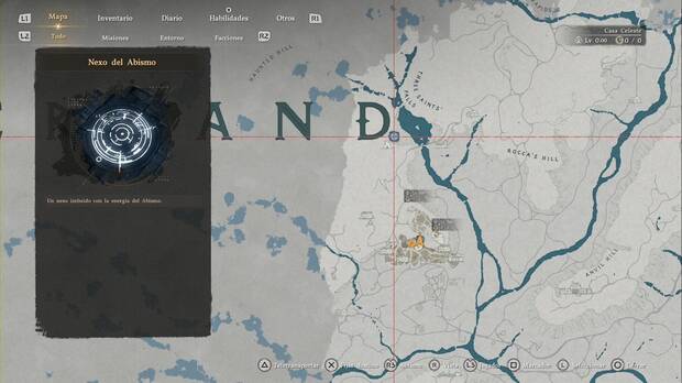 Crimson Desert - Nexos del Abismo, ubicaci�n del punto de viaje r�pido de Cueva del Susurro de la Sombra