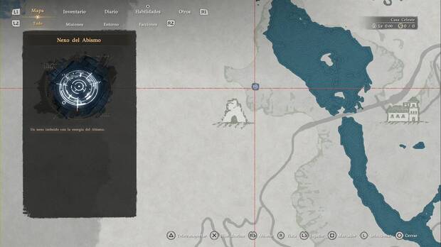 Crimson Desert - Nexos del Abismo, ubicaci�n del punto de viaje r�pido de Cueva del Susurro de la Sombra