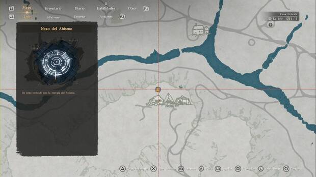Crimson Desert - Nexos del Abismo, ubicaci�n del punto de viaje r�pido Colina de los Aullidos