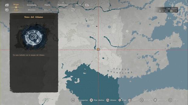 Crimson Desert - Nexos del Abismo, ubicaci�n del punto de viaje r�pido de Bosqueprofundo