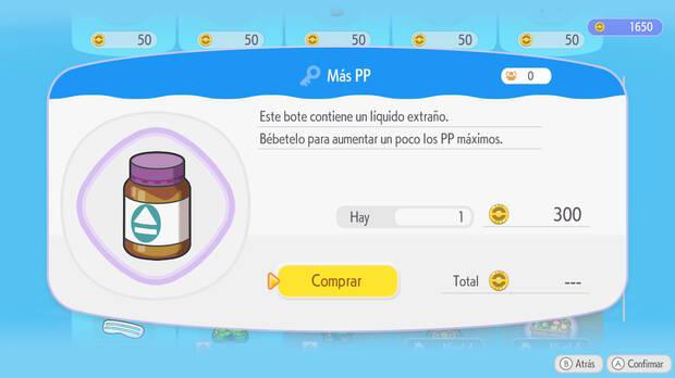 Pok�mon Pokopia - Comprar el objeto M�s PP para aumentar el m�ximo de PP de Ditto