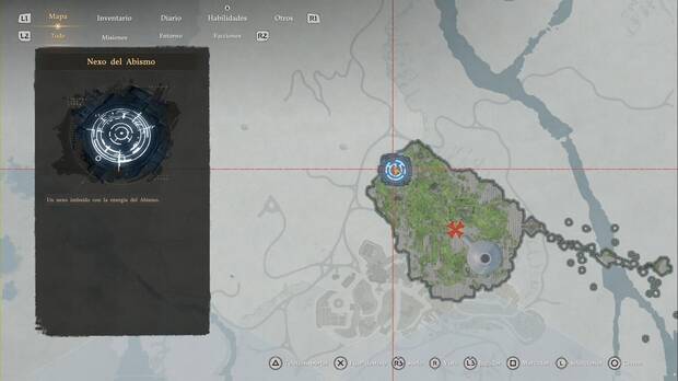 Crimson Desert - Nexos del Abismo, ubicaci�n del Nexo del Abismo Archivo de Axioma