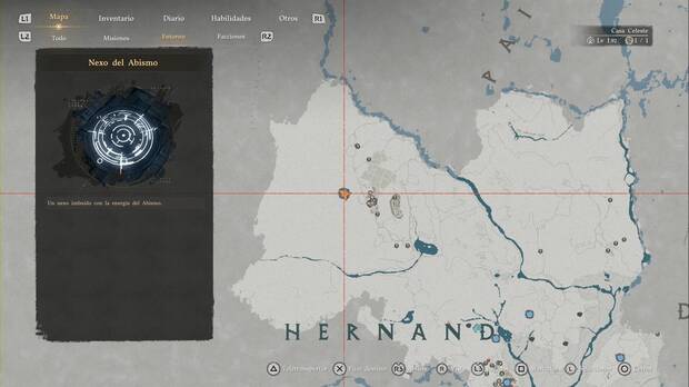 Crimson Desert - Nexos del Abismo de Calphade, ubicaci�n del punto de viaje r�pido Calphade