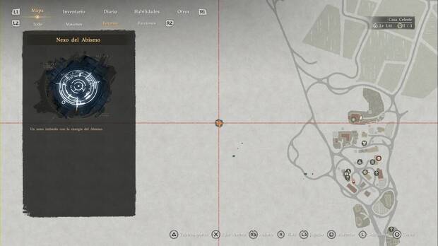 Crimson Desert - Nexos del Abismo de Calphade, ubicaci�n del punto de viaje r�pido Calphade