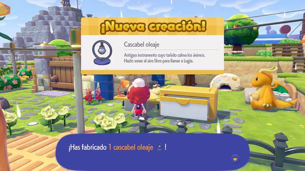 Pok�mon Pokopia - Conseguir y crear el Cascabel oleaje para llamar a Lugia