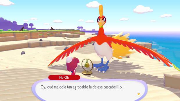 Pok�mon Pokopia - C�mo registrar en la Pok�dex a Ho-Oh con el Cascabel claro
