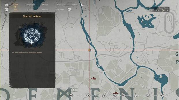 Crimson Desert - Nexos del Abismo, ubicaci�n del punto de viaje r�pido Llanuras Doradas