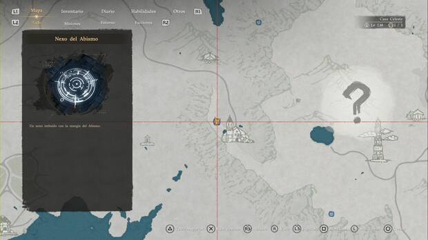 Crimson Desert - Nexos del Abismo, ubicaci�n del punto de viaje r�pido Capilla Asolada