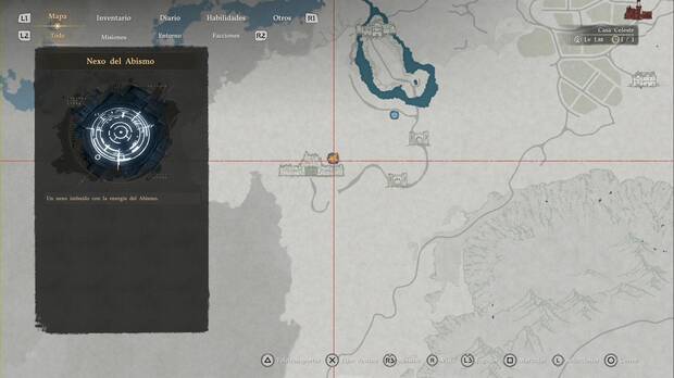 Crimson Desert - Nexos del Abismo, ubicaci�n del punto de viaje r�pido Fuerte de Bosquinferno