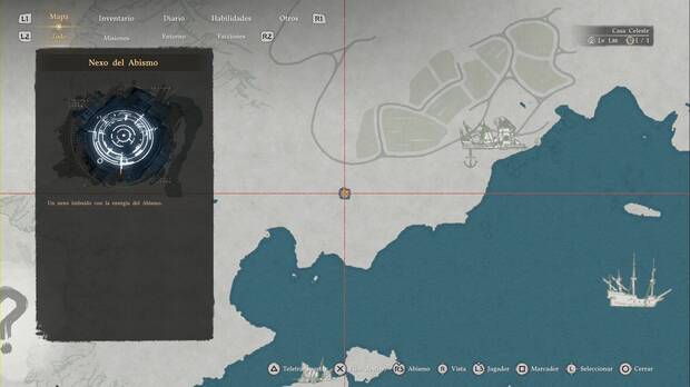 Crimson Desert - Nexos del Abismo, ubicaci�n del punto de viaje r�pido Vellua