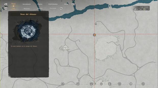 Crimson Desert - Nexos del Abismo, ubicaci�n del punto de viaje r�pido Tierras altas de Campoverde