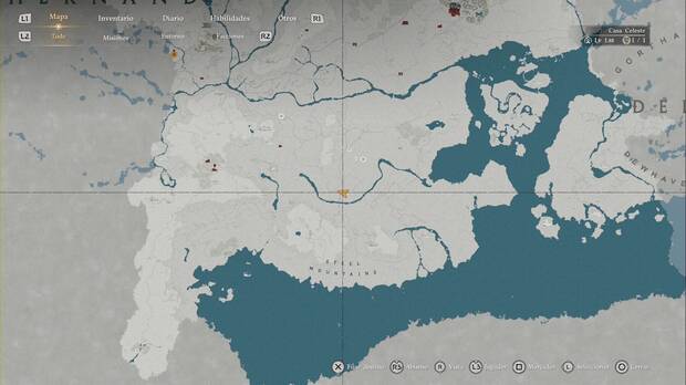 Crimson Desert - Nexos del Abismo, ubicaci�n del punto de viaje r�pido Tierras altas de Campoverde (3)