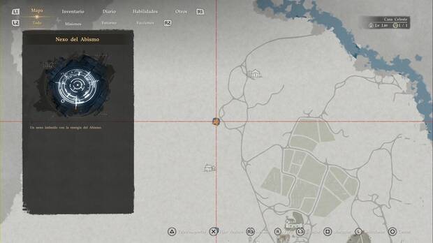 Crimson Desert - Nexos del Abismo de Calphade, ubicaci�n del punto de viaje r�pido Puesto de vigilancia norte de Calphade