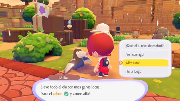 Pok�mon Pokopia - C�mo usar el zahor� para buscar objetos enterrados