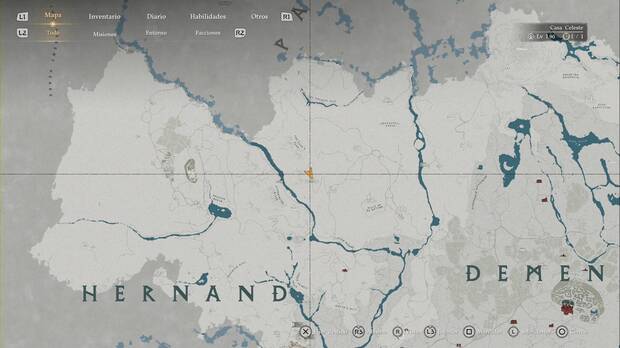 Crimson Desert - Nexos del Abismo de Demeniss, ubicaci�n del punto de viaje r�pido de El Sa�co