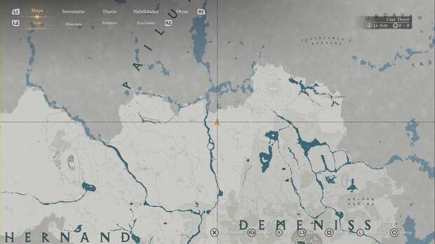 Crimson Desert - Nexos del Abismo de Demeniss, ubicaci�n del punto de viaje r�pido de Monta�as del Escudo Real