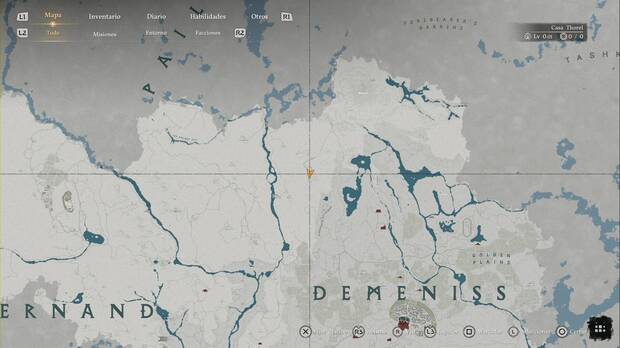 Crimson Desert - Nexos del Abismo de Demeniss, ubicaci�n del punto de viaje r�pido de Portal de la Verdad