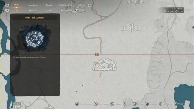 Crimson Desert - Nexos del Abismo de Demeniss, ubicaci�n del punto de viaje r�pido de Portal de la Verdad
