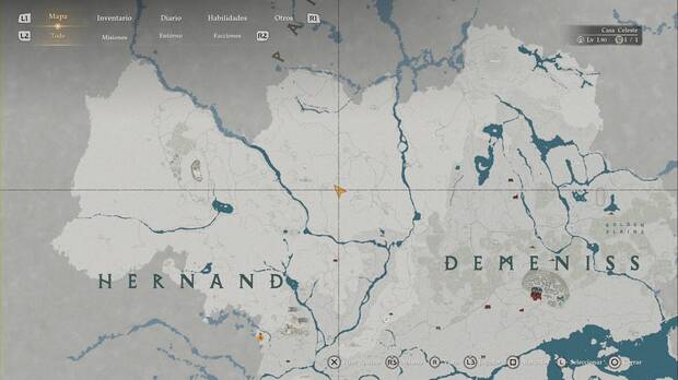 Crimson Desert - Nexos del Abismo de Demeniss, ubicaci�n del punto de viaje r�pido de Bosque de Arboria