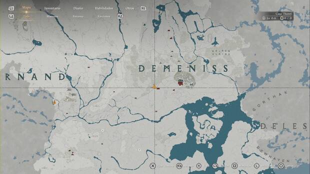 Crimson Desert - Nexos del Abismo, ubicaci�n del punto de Demeniss, ubicaci�n del punto de viaje r�pido de Llanuras Doradas (2)