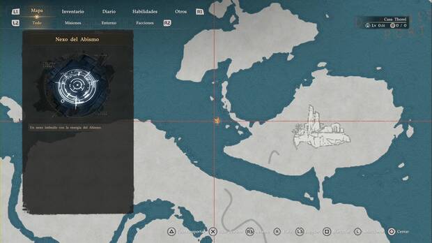 Crimson Desert - Nexos del Abismo, ubicaci�n del punto de Demeniss, ubicaci�n del punto de viaje r�pido de Estuario del r�o Nas