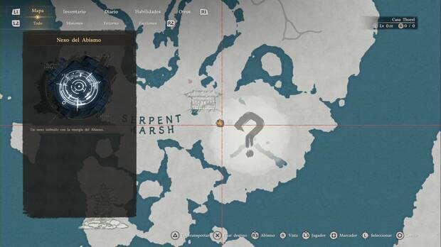 Crimson Desert - Nexos del Abismo, ubicaci�n del punto de Demeniss, ubicaci�n del punto de viaje r�pido de Cumbres de la Niebla Matinal