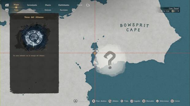 Crimson Desert - Nexos del Abismo, ubicaci�n del punto de Demeniss, ubicaci�n del punto de viaje r�pido de Cabo Baupr�s