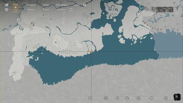 Crimson Desert - Nexos del Abismo, ubicaci�n del punto de Demeniss, ubicaci�n del punto de viaje r�pido de Monta�a Zarzaespina